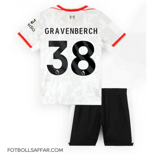 Liverpool Ryan Gravenberch #38 Tredje Dräkt Barn 2024-25 Kortärmad (+ Korta byxor)